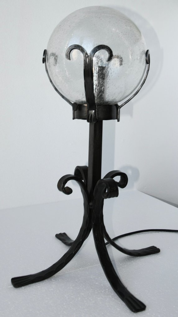 Φωτιστικό δαπέδου - Στυλ Μπρουταλισμού - Σφυρήλατος σίδηρος - Ταβέρνα - Υ 66 εκ. #3.2