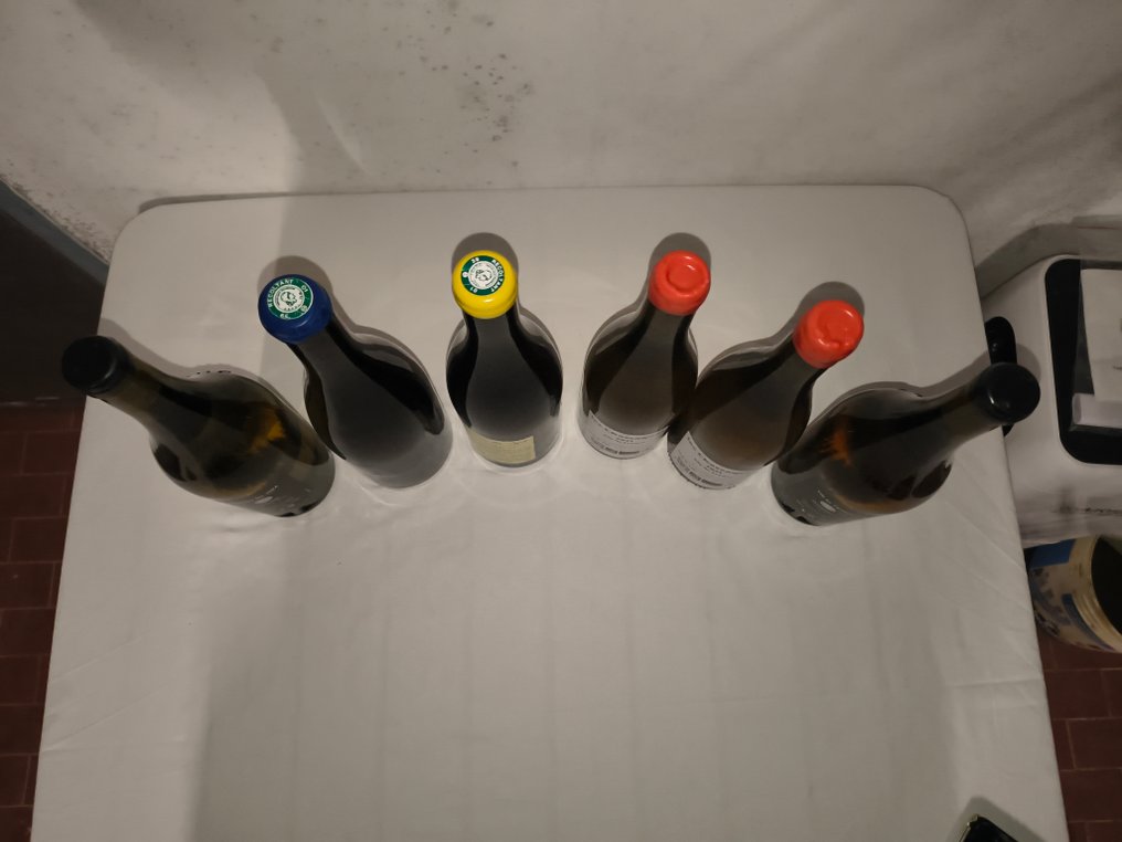 2022 FRM Chardonnay "Lea Gravières", 2020 "Vigne aux Dames", 2021 x 2 Bornard Tony "Les Chassagne" - Jura 2020 Domaine Ganevat, Chardonnay "En Billat", Nicolas Jacob "Le Clos" Chardonnay - 6 Flasker (0,75 L) #4.3