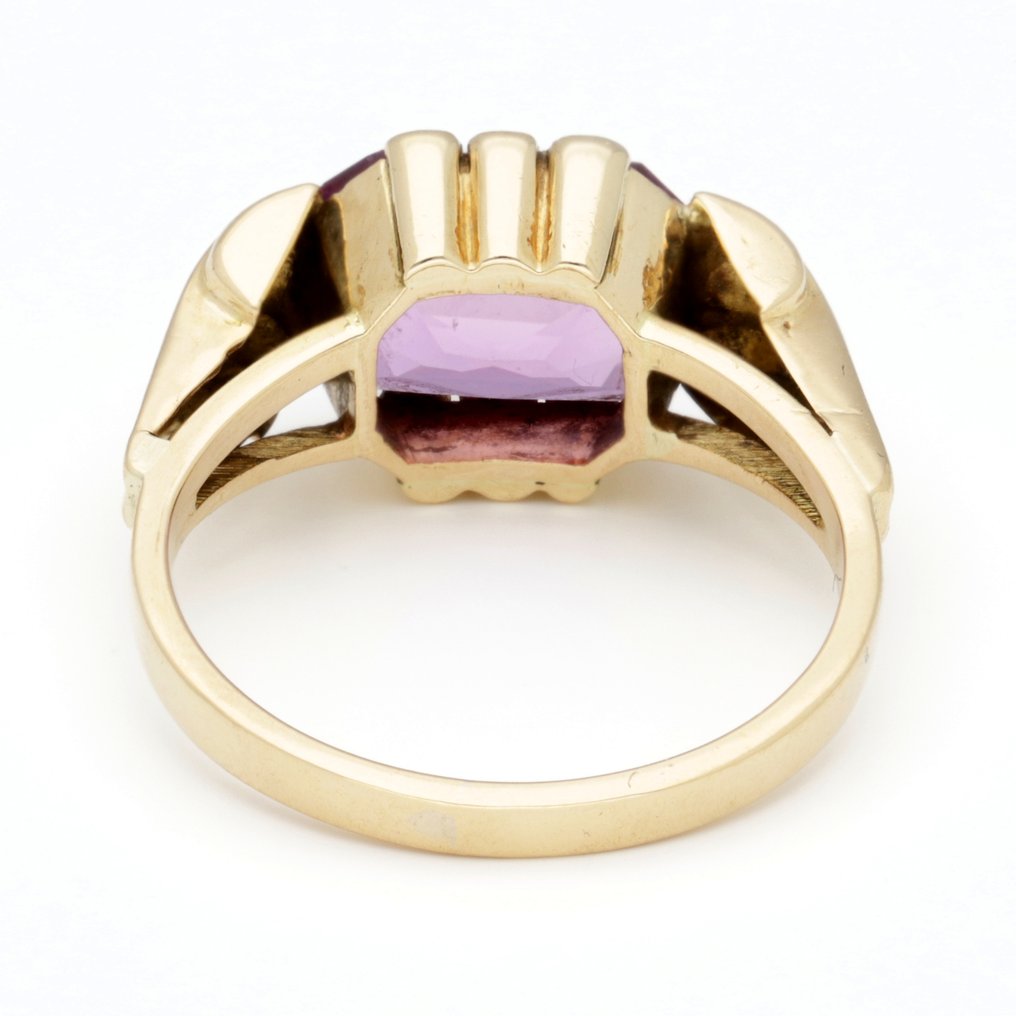 Gyűrű - 18 kt. Sárga arany Zafír #3.2