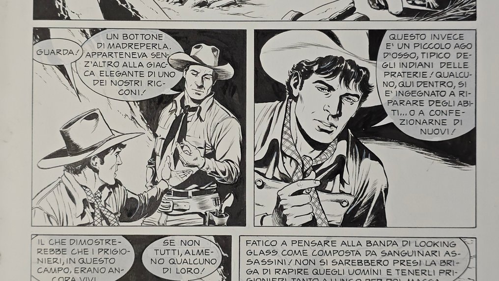 Piccinelli, Alessandro - 1 Original page - Tex - I Trappers di Yellowstone #2.1