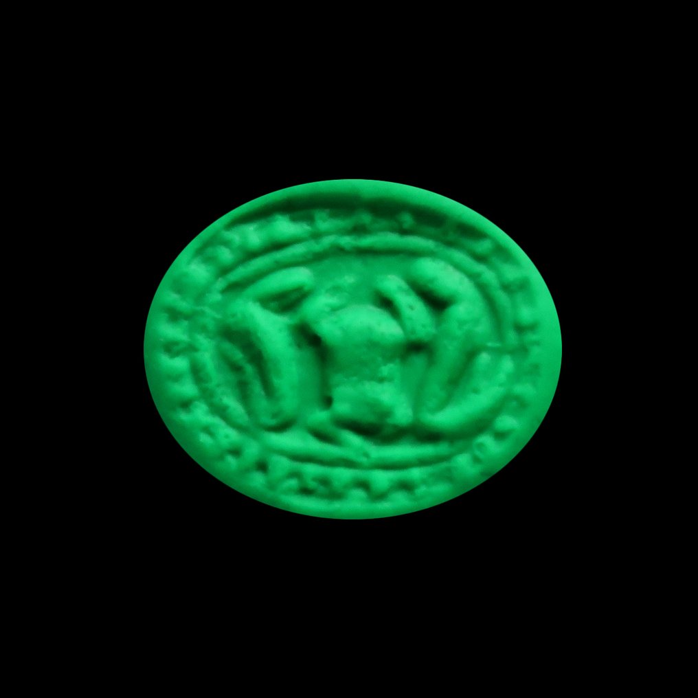 古埃及，新王国 滑石 圣甲虫与旭日 #3.2