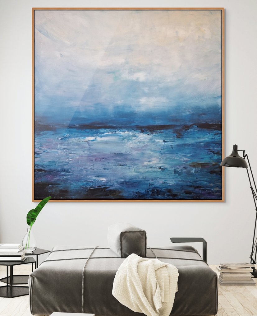 Irina Morisch - Calm reflections Nr.5 -  square   XXL- #1.0