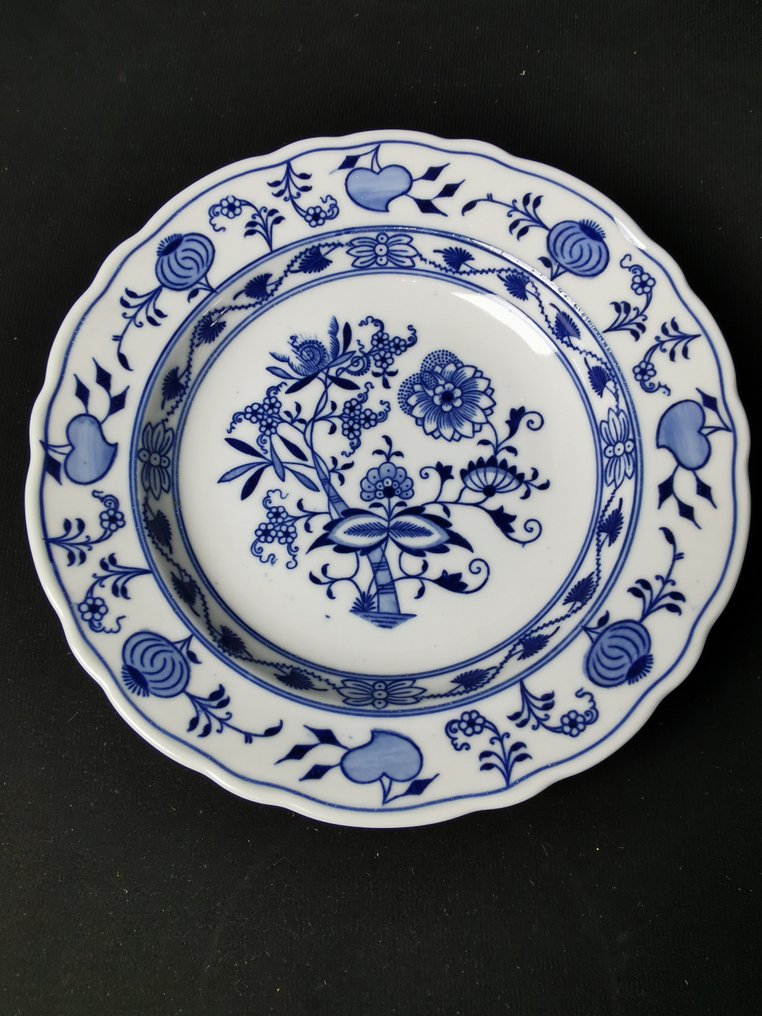 STADT Meissen - Cipolla Blu - 6 PIATTI 24cm - Πιάτο (6) - Πορσελάνη #1.0