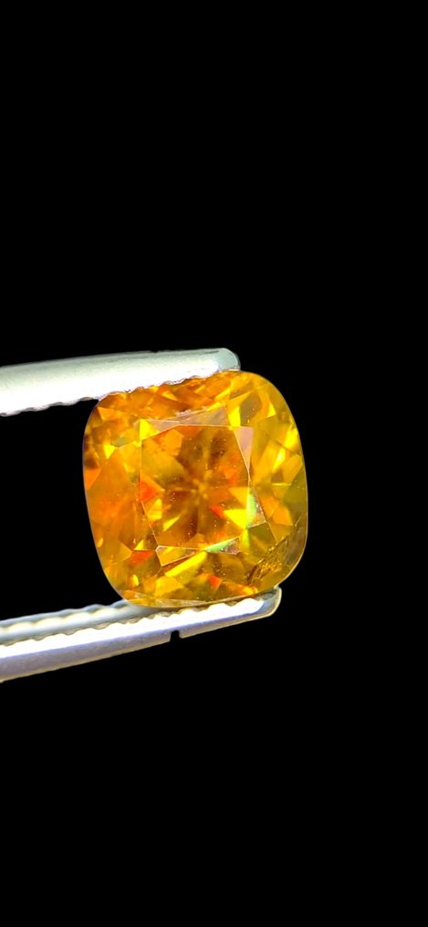 χωρίς τιμή ασφαλείας - 1 pcs Καφέ, Κίτρινο Τιτανίτης - 1.67 ct - International Gemological Institute (IGI) - Πυρρός Σφαινε #1.0