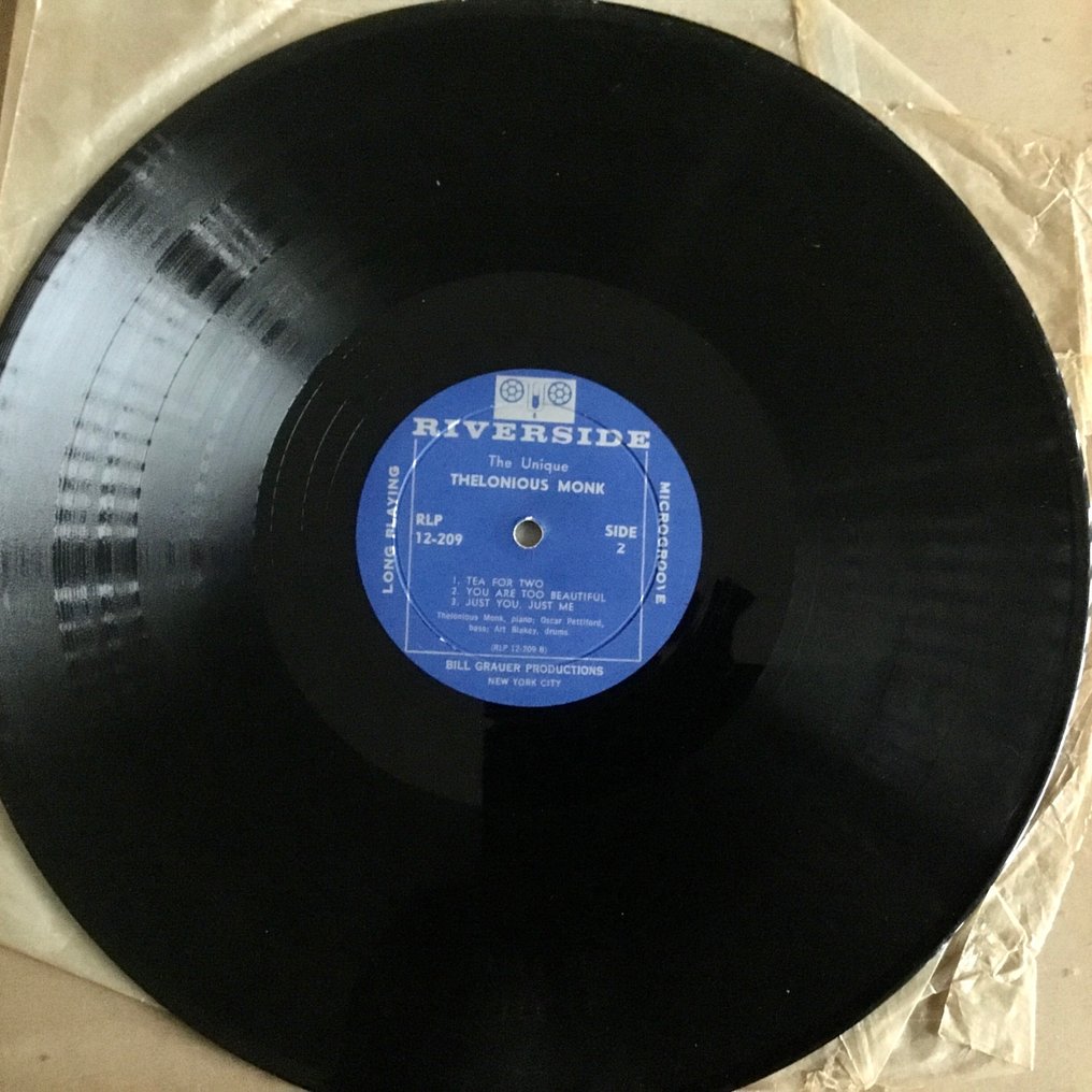 Thelonious Monk - The Unique Thelonious Monk - LP - Mono - 1959 #4.3