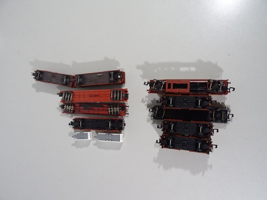 Fleischmann, Trix, Roco N轨 - 火车组 (10) - 10 货车车厢 #3.2