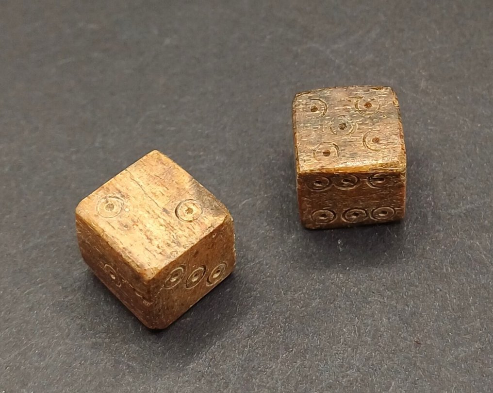 古罗马 骨 玩骰子 - 11 mm  (没有保留价) #1.0