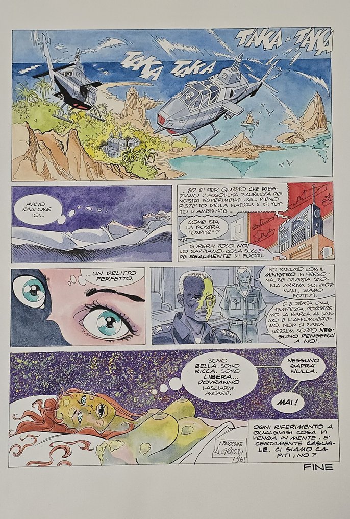 Grossi, Danilo - 1 Original page - Delitto Pefetto #1.0