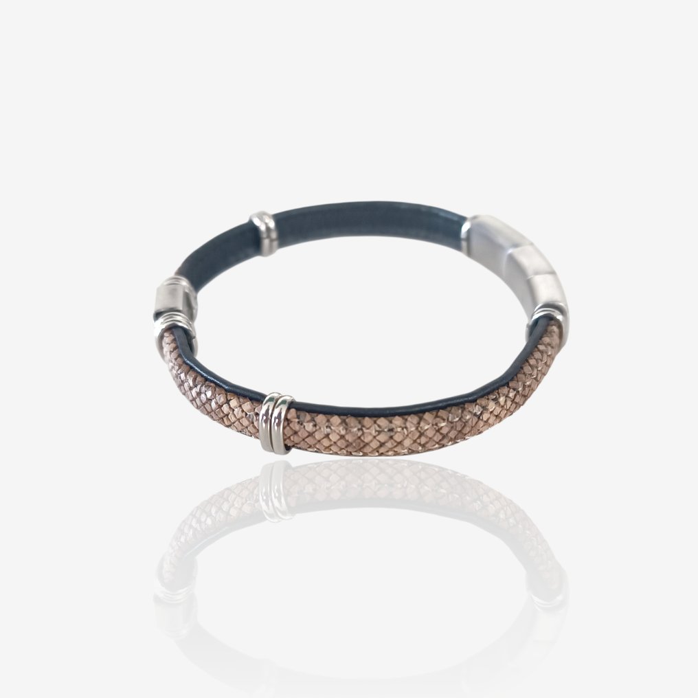 Other brand - 18 carats - Acier, Or jaune - Bracelet - artisanal #1.0