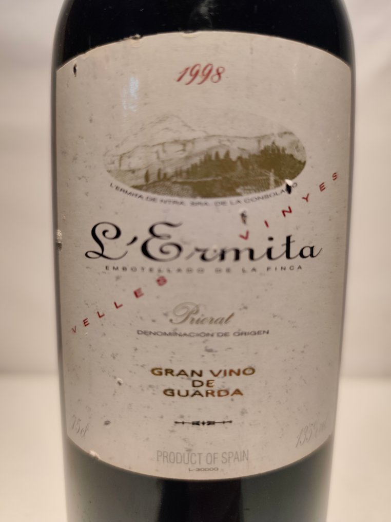1998 Alvaro Palacios, L'Ermita Velles Vinyes - Πριοράτ - 1 Φιάλη (0,75L) #1.0