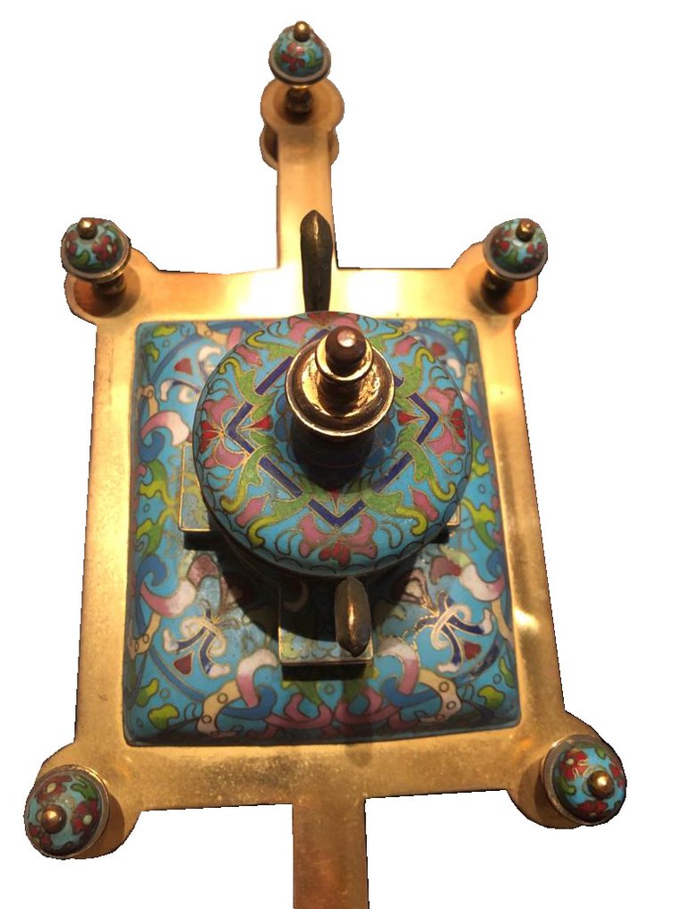 Table clock -   Enamel - 1970-1980 #4.3