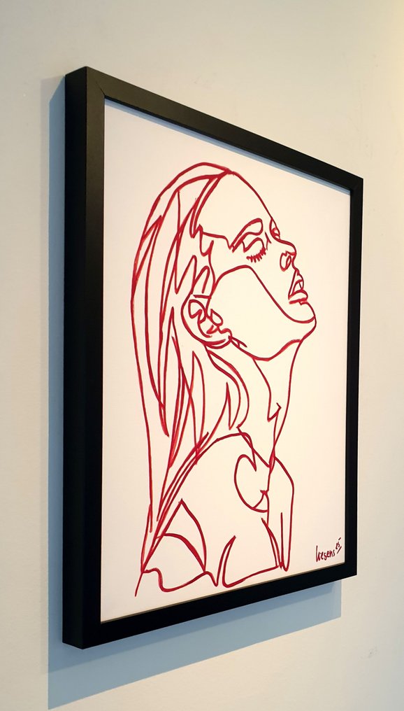 Liesens - My Girl (Handpainted on canvas met lijst) #2.1