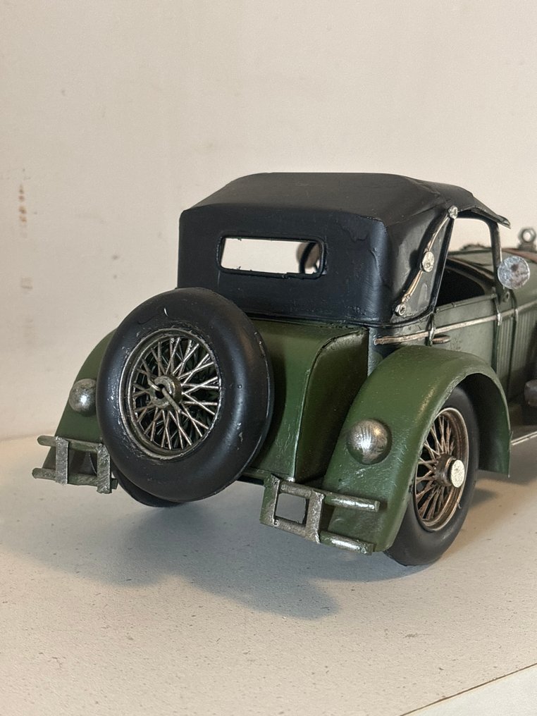 雕塑, Oldtimer raceauto - 12 cm - 金属 #4.3