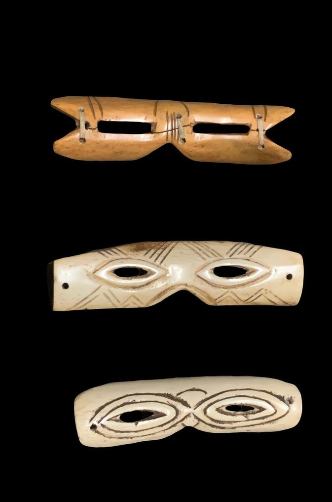 Occhiali in stile Inuit.  (Senza prezzo di riserva) #1.0