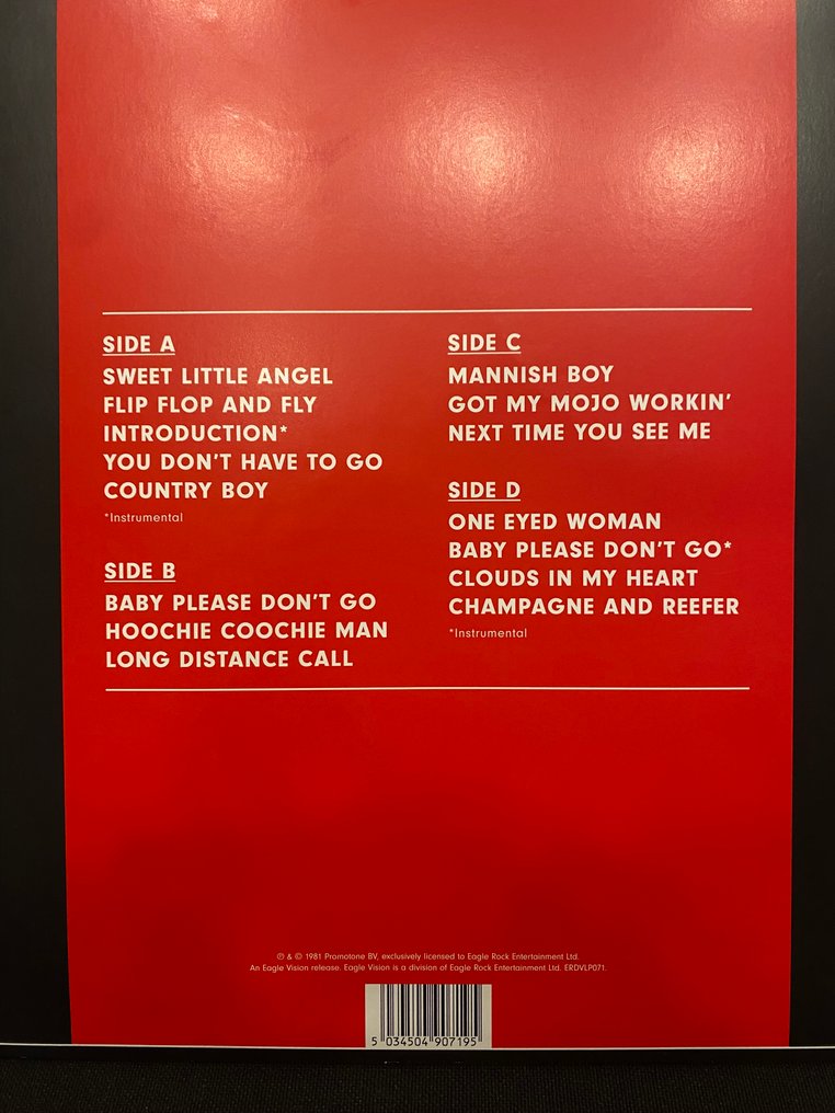 穆迪‧瓦特斯/馬迪·沃特斯, 滾石樂團 - Checkerboard Lounge - Live Chicago 1981 - LP 套裝 - 2012 #2.1