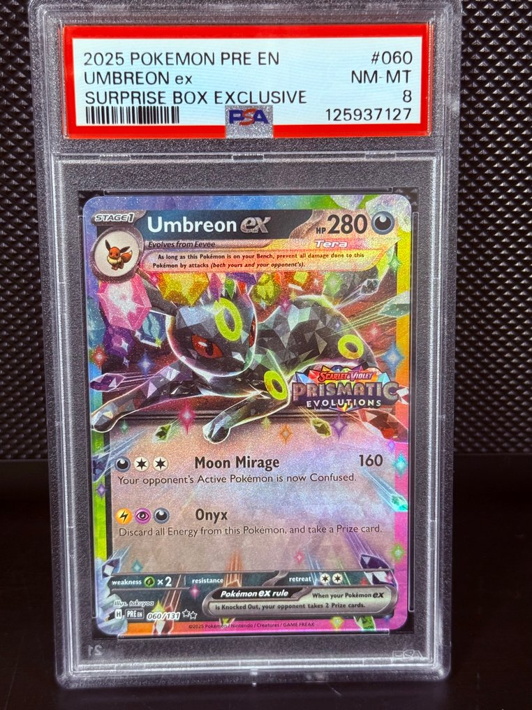 Pokémon - 1 Graded card - Umbreon #060 Foil - PSA 8 - Various sets #1.0