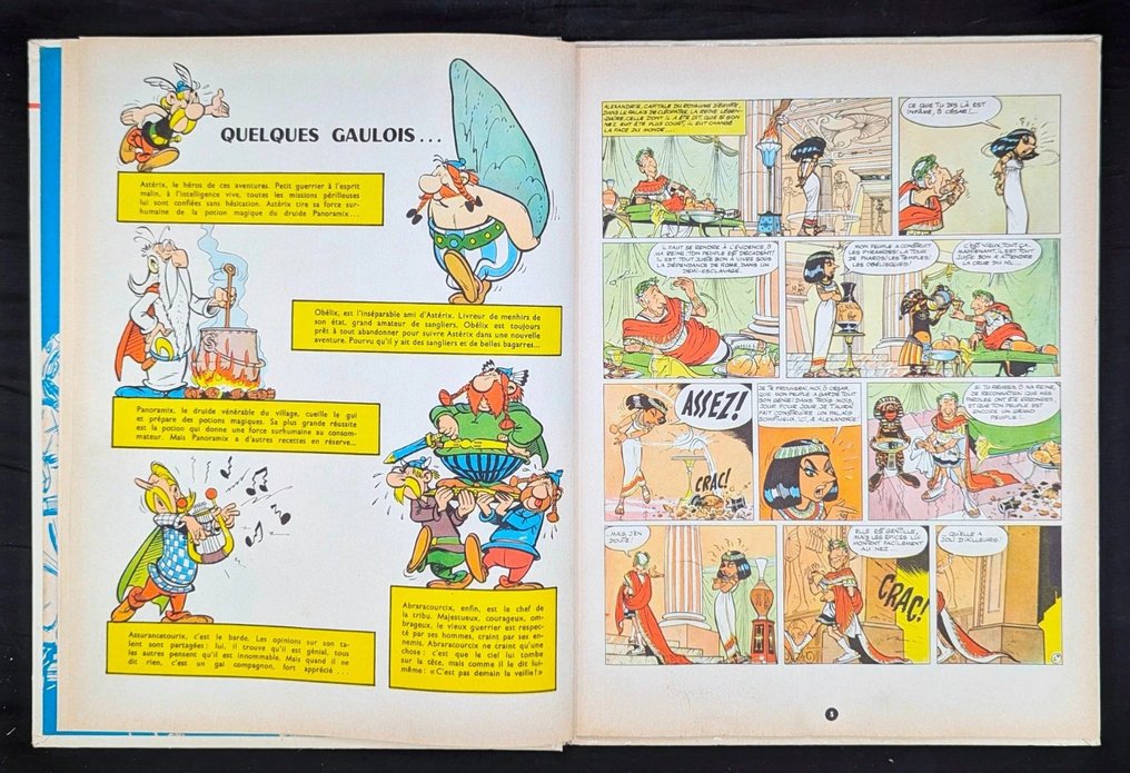 Asterix T6 - Astérix et Cléopâtre - C - 1 Album - Første udgave - 1965 #4.3