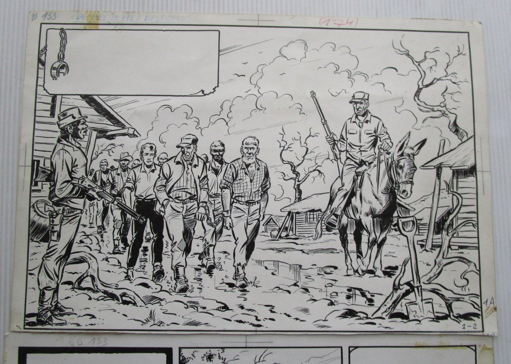 Studio Vandersteen - 1 Original page - Bessy - De hel in het drijfzand - 1969 #1.0