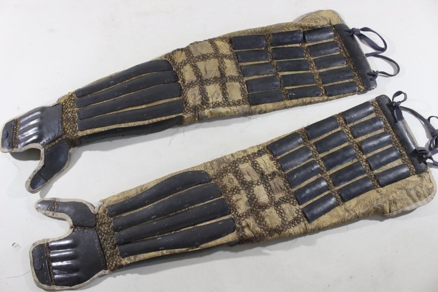 盔甲 - 日本 - Suneate of Samurai Yoroi：E3-102 旧 #1.0