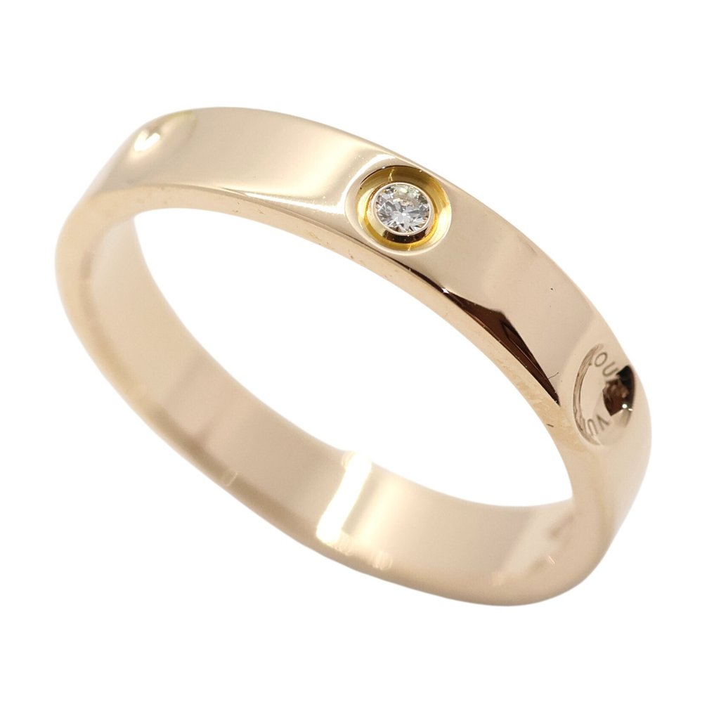 Louis Vuitton - 戒指 - Empreinte Ring - 18K包金 玫瑰金 - 1 Diamond #1.0