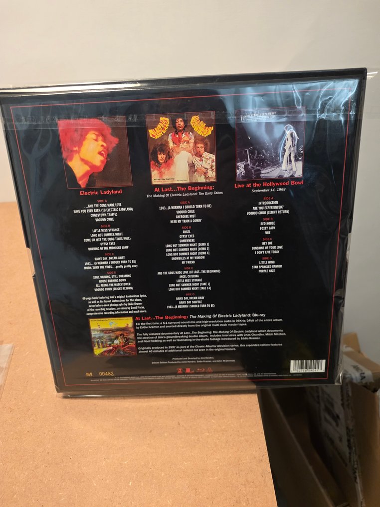 The Jimi Hendrix Experience - Electric Ladyland - Deluxe Edition, 6x Vinyl LP & Blu-Ray Box Set - LP-boks sett - Remastret - 2018 #1.0