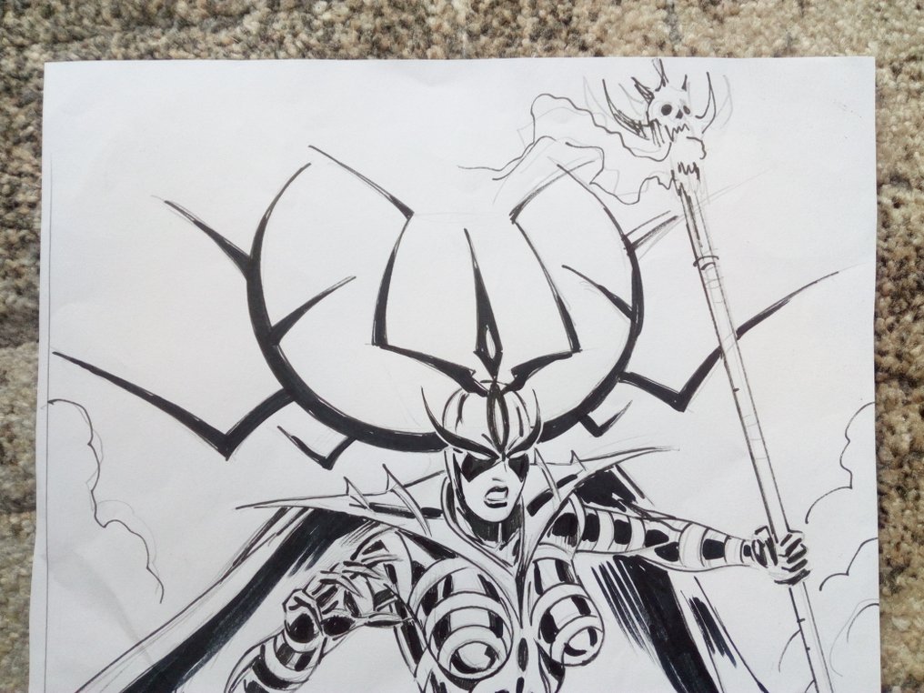 Comolo, Giorgio - 1 Original drawing - Thor - Hela - 2023 #1.0