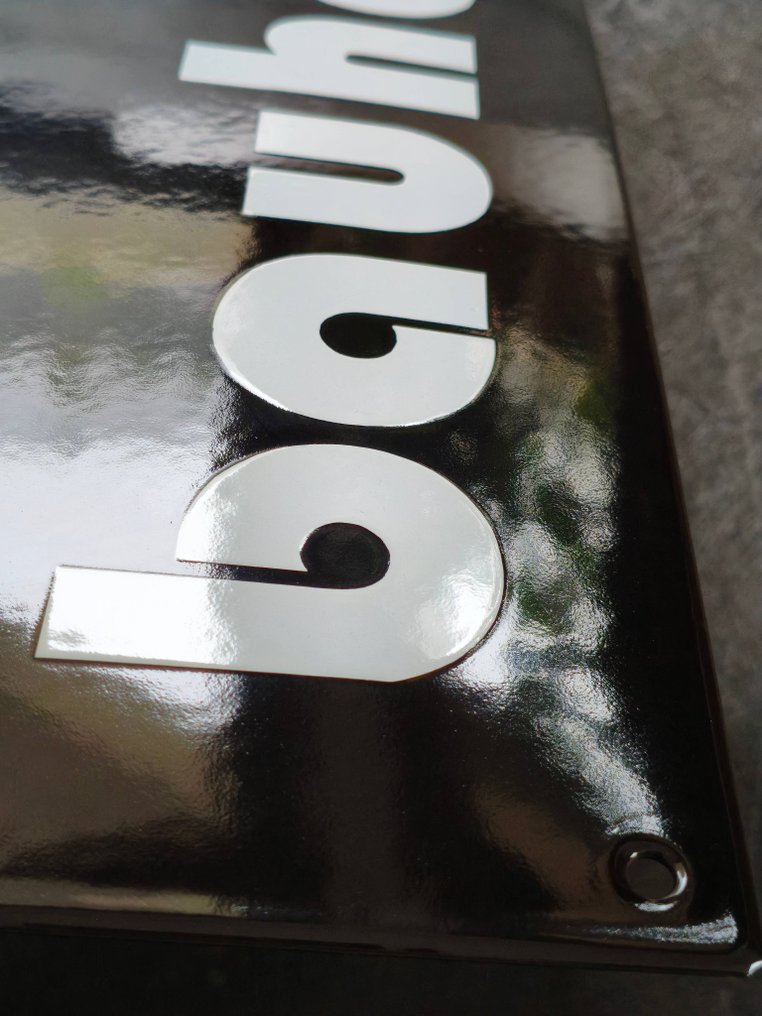 Bauhaus - enamel sign BAUHAUS Emailschild Emaille Schild #2.1