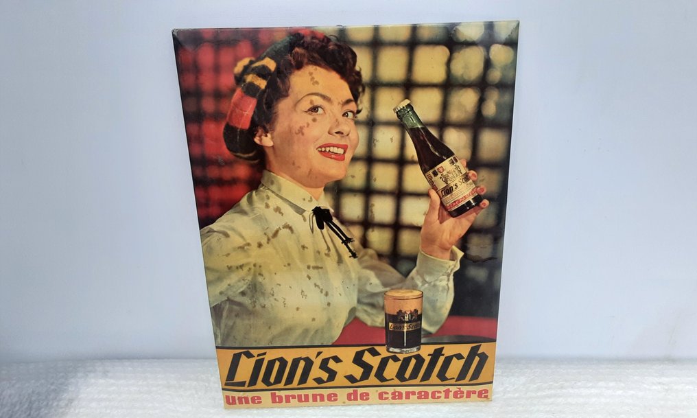 Lions Scotch - Mainoskyltti - glascoide karton #1.0