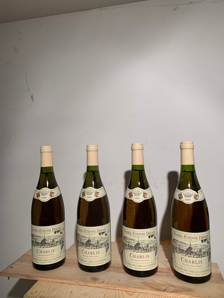 1995 Daniel Etienne Defaix - Chablis - 4 Bottles (0.75L) #1.0