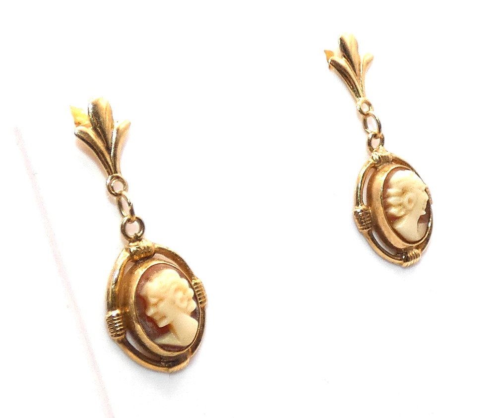 No reserve price - Earrings - 9 kt. Yellow gold #1.0