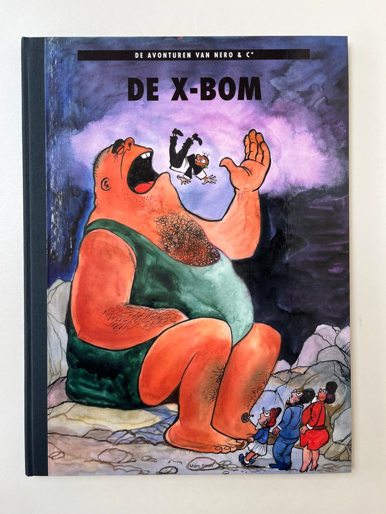Sleen, Marc - 1 Pagina originale + album deluxe - Nero 23 - De X-bom - gesigneerd - 1997 #1.0