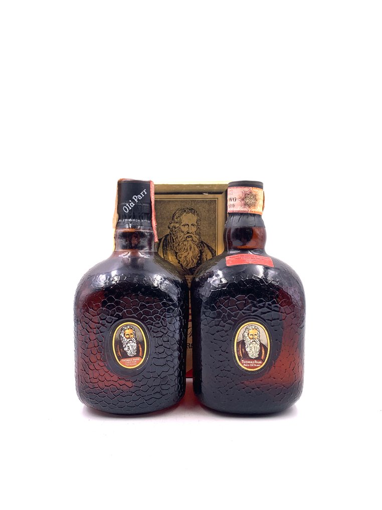 Grand Old Parr 12 years old De Luxe - b. 1970s, 1960s - 75cl - 2 bottles #1.0
