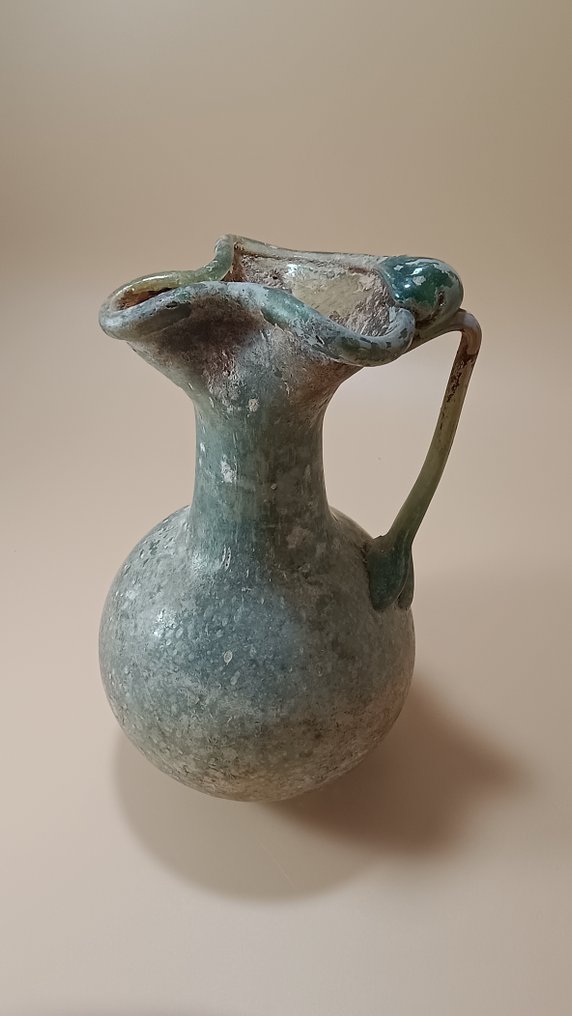 古羅馬 玻璃 玻璃三叶草口水壶 #2.1