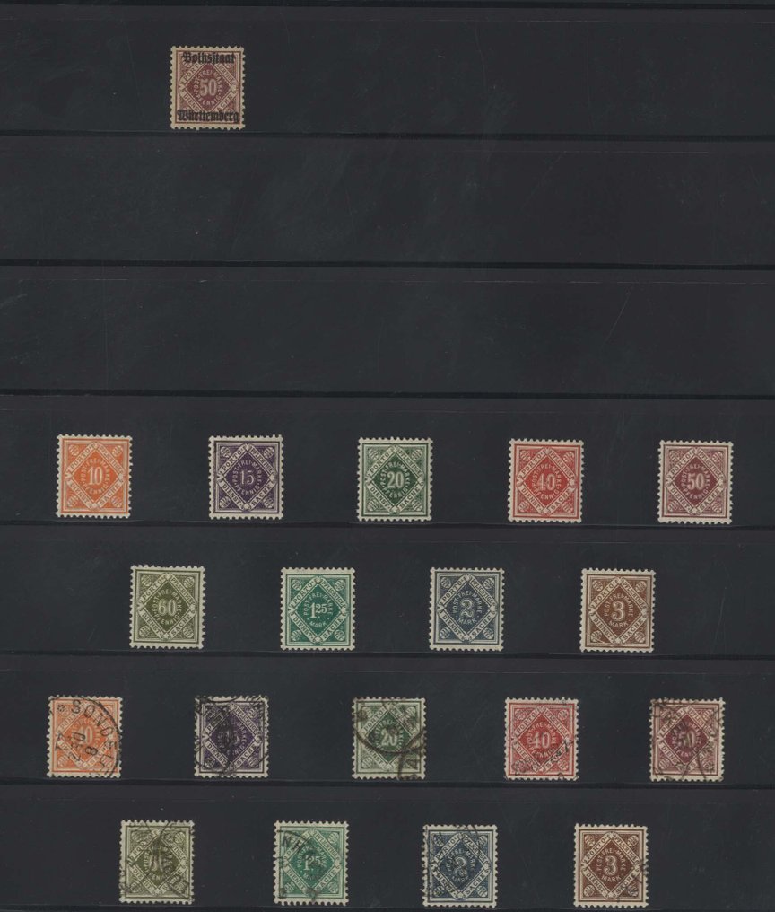 Württemberg - Württemberg has a very clean stock with many better values. #3.2