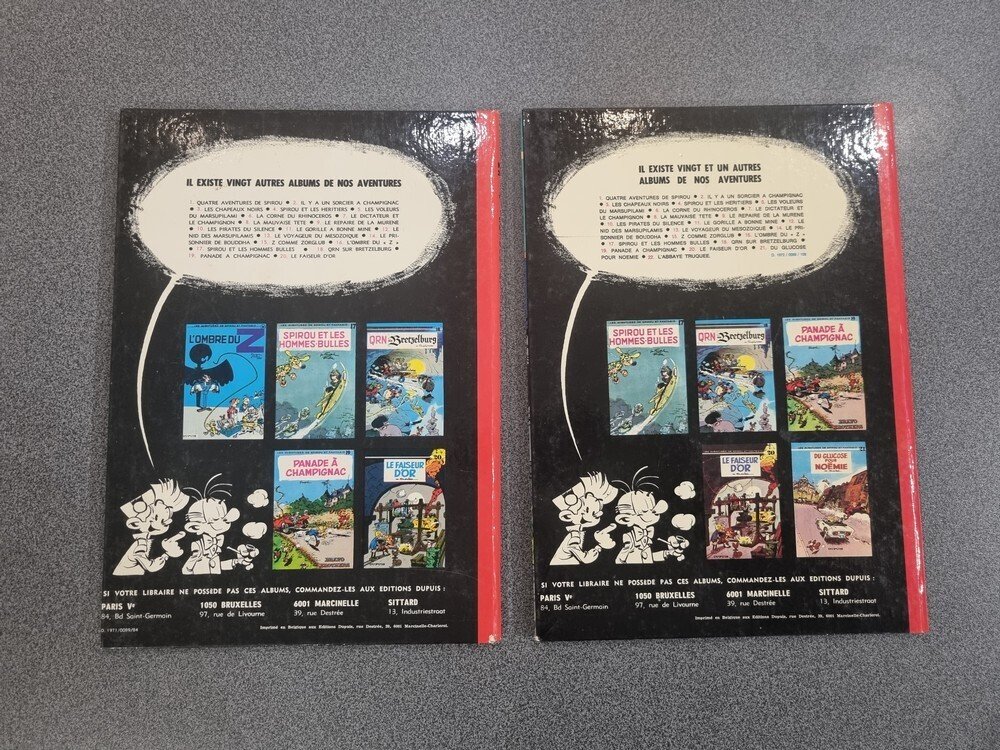 Spirou et Fantasio T21 + T22 - 2x C - 2 Album - First edition - 1971/1972 #4.3