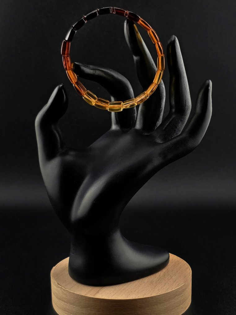 Prachtige Baltic Amber schat – tweekleurige gloed – gouden honing ontmoet diepe cognac - Barnsteen  (Zonder minimumprijs) #3.2
