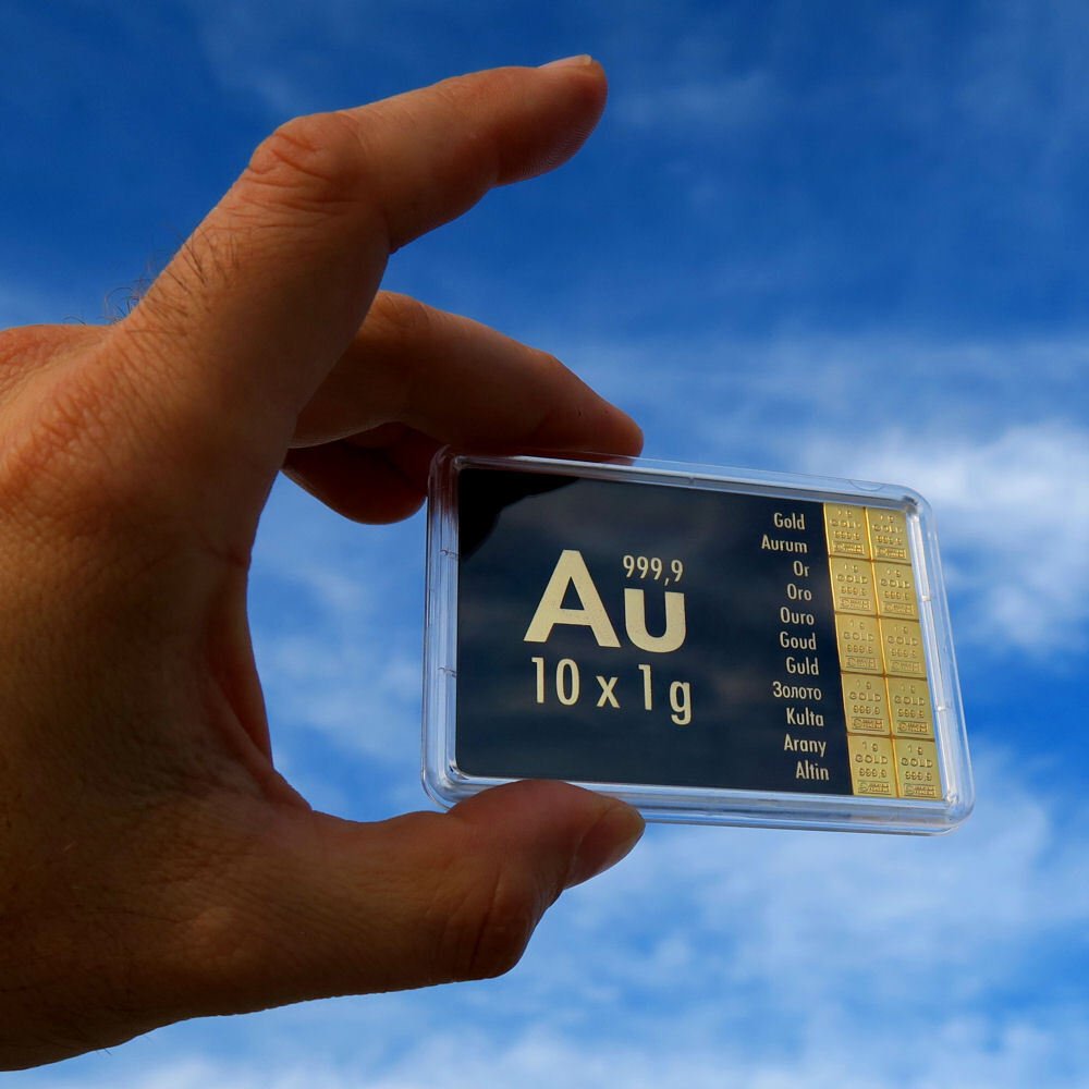 10 gramas - Ouro .999 - ESG / Valcambi SA - Com certificado #2.1