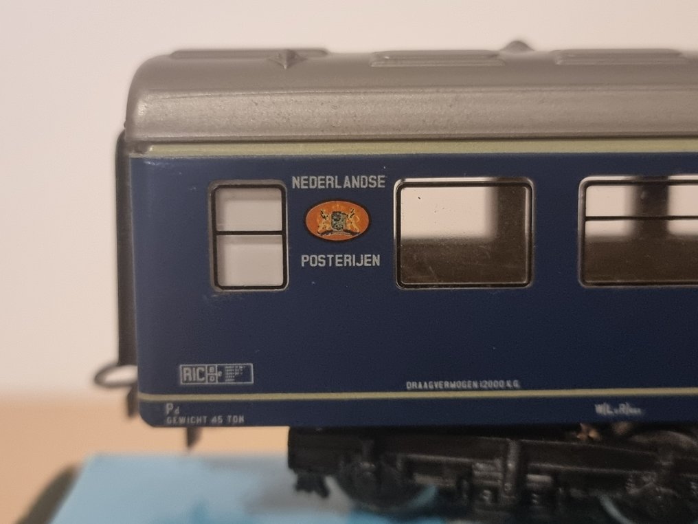 Märklin H0 - 4048/4049 - Επιβατικό τρένο μοντελισμού (2) - Αυτοκίνητο επιβατών και ταχυδρομικό αυτοκίνητο. - NS #2.1