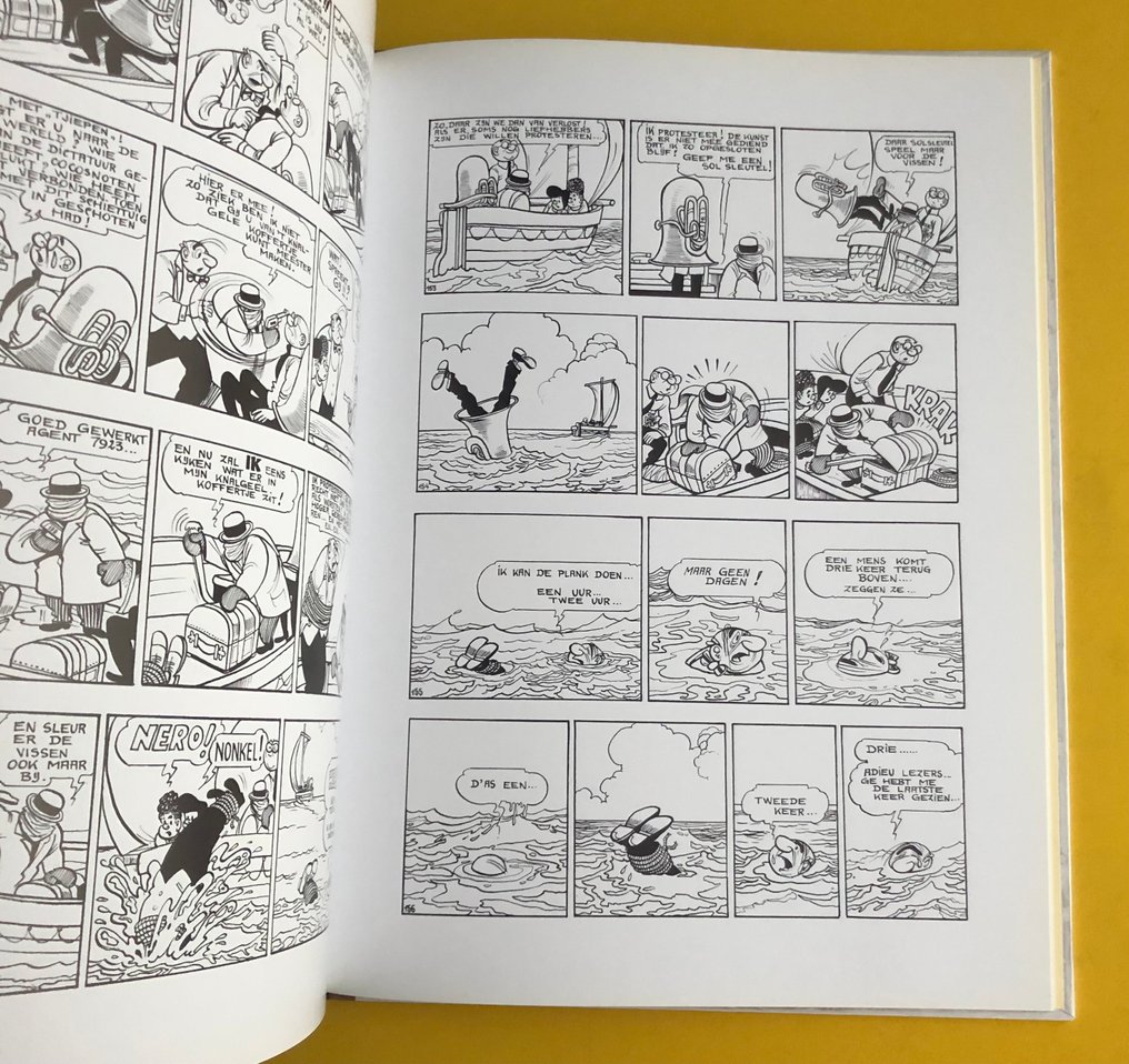 Nero - Het knalgele koffertje - Janda uitgave Luxe op groot formaat - HC met linnen rug - 1 Album - Unique copy - 2004 #4.3