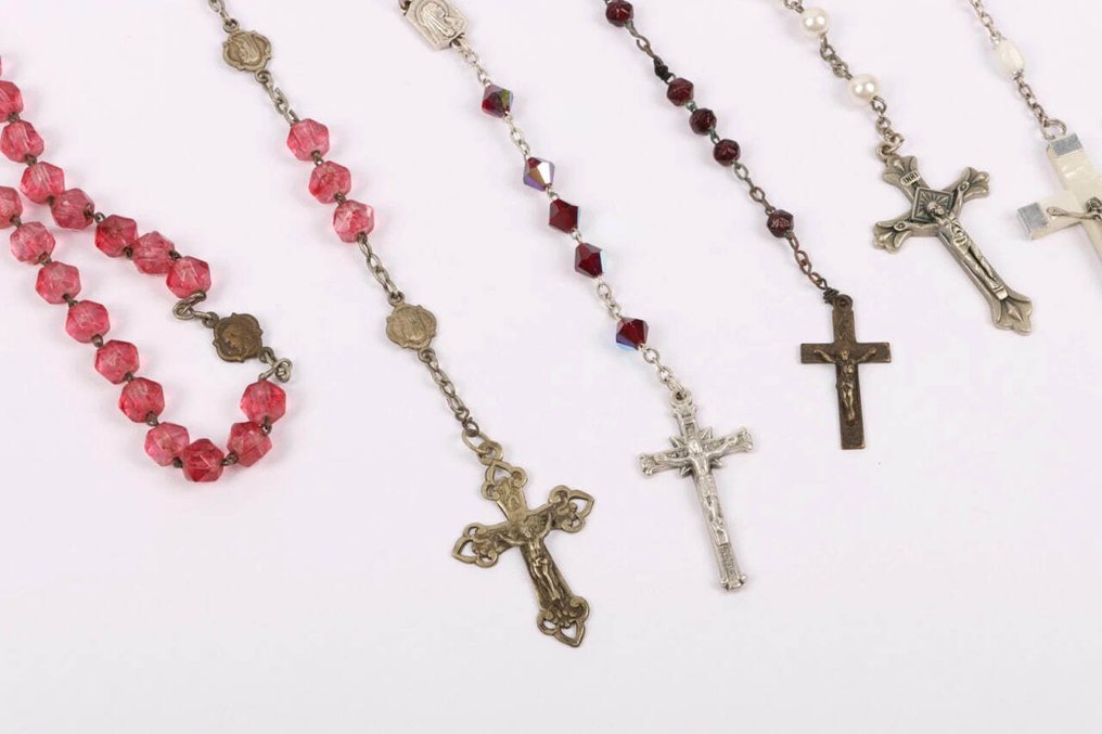 Συλλογή 7 θρησκευτικών ροζαρίων. - Κολιέ #2.1