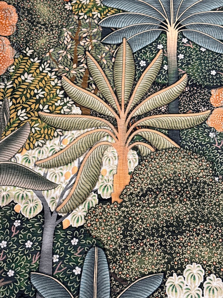 San Leucio - Large robust canapone panel Jaipur Rajasthan India - Textile - 160 cm - 280 cm #4.3