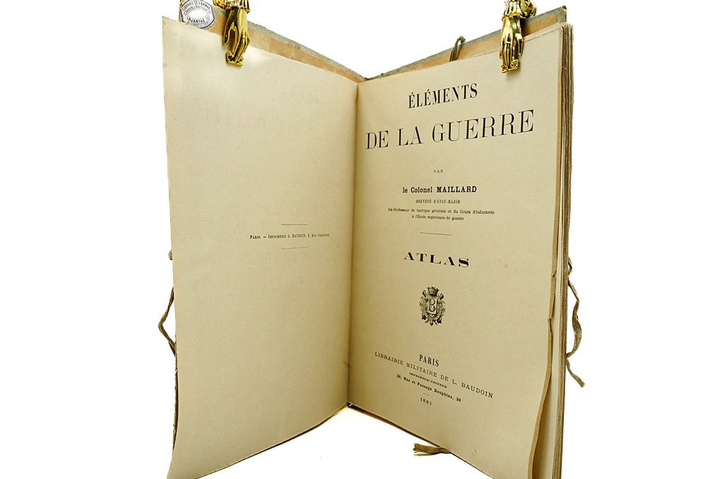 Le Colonel Maillard - Éléments de la guerre. Atlas - 1891 #2.1