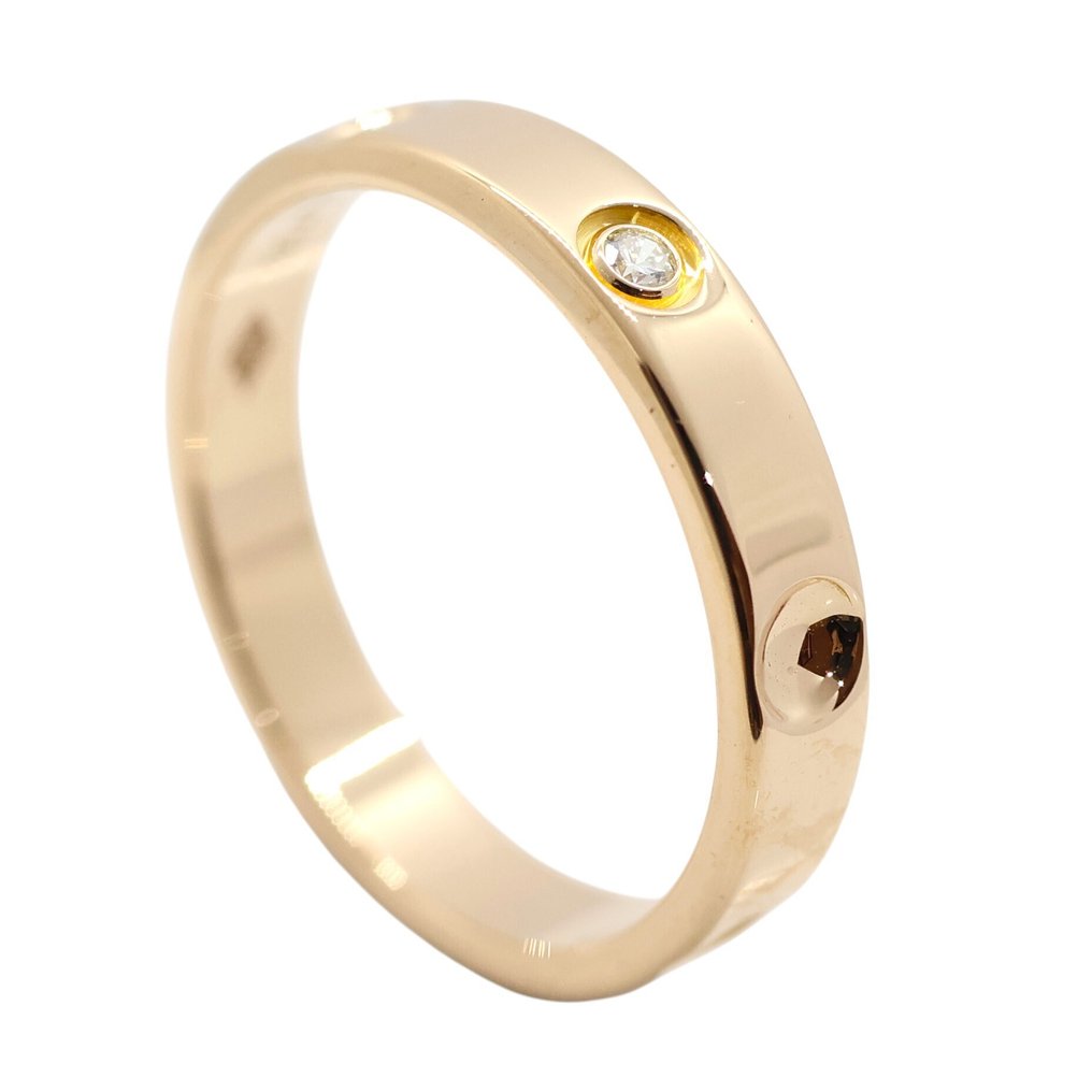Louis Vuitton - 戒指 - Empreinte Ring - 18K包金 玫瑰金 - 1 Diamond #2.1