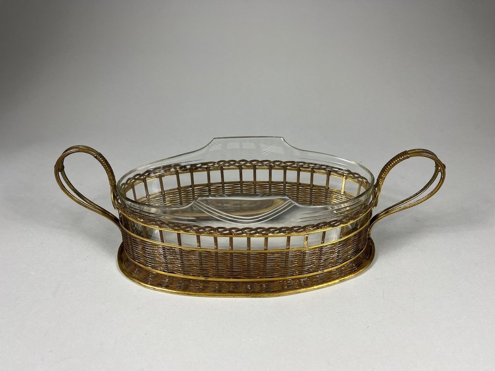 花盆架 - 水晶, 黄铜 #1.0