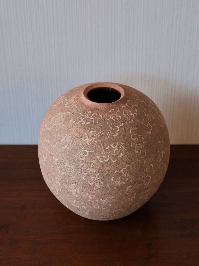 abstract cloud-like motif vase - Porcelain - 小林征児 Seiji Kobayashi - Japan - Heisei period (1989-present) #1.0