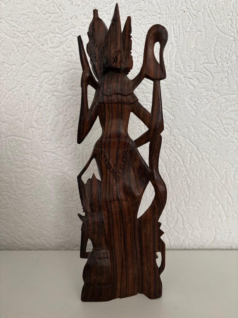 Set hand carved Balinese dancers - sculptuur - Indonesië (Zonder minimumprijs) #3.2