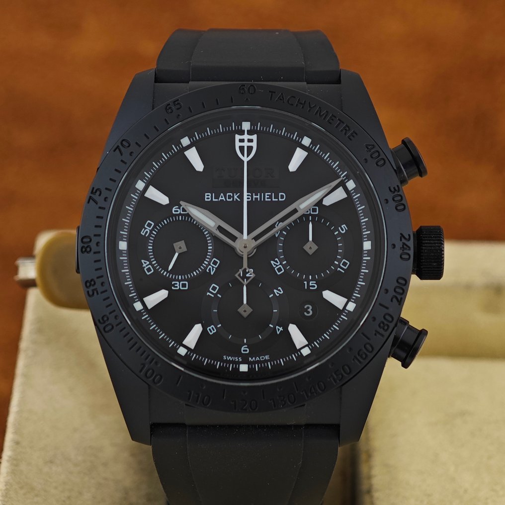 Tudor - Fastrider Black Shield Chronograph Date Black Ceramic Case - No reserve price - Ref. 42000C - Men - 2010-2020 #3.2