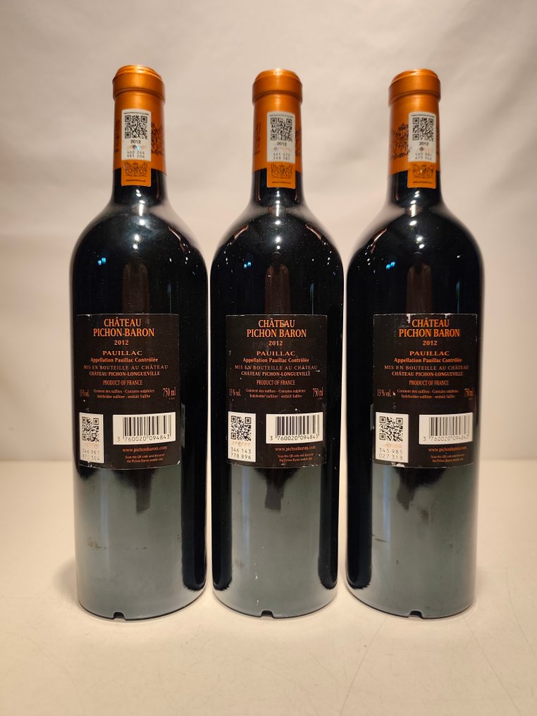 2012 Chateau Pichon Comtesse de Lalande - Pauillac 2ème Grand Cru Classé - 3 Flaschen (0,75 l) #1.0