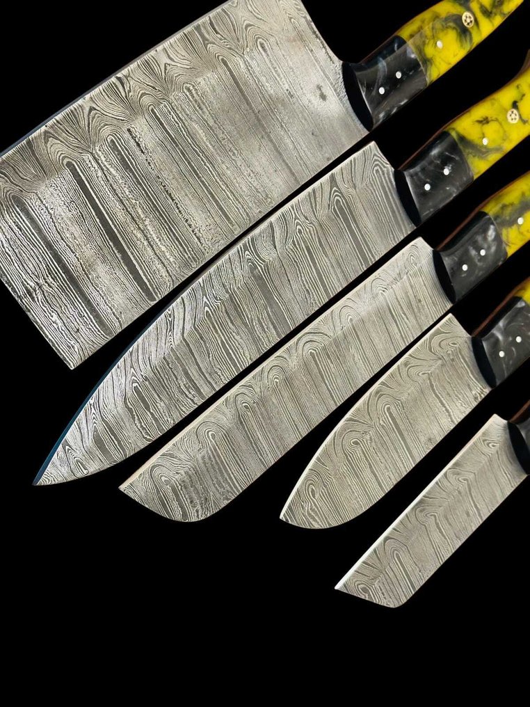 廚刀 - 树脂，手工制作锻钢 - 北美 #2.1