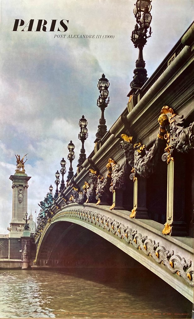 Paris Pont Alexandre III - Paris - 1960年代 #1.0